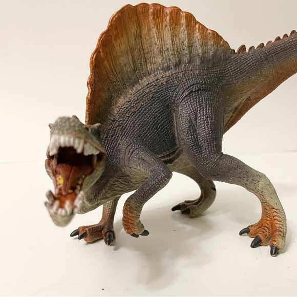 2014 Shleich Spinosaurus Dinosaur Action Figure 'D-73527 Articulated Jaw - Picture 11 of 15